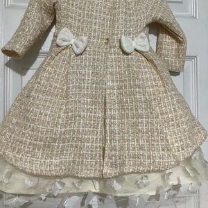 Blueberri Boulevard Matching Holiday Coat and Dress Set. NWOT